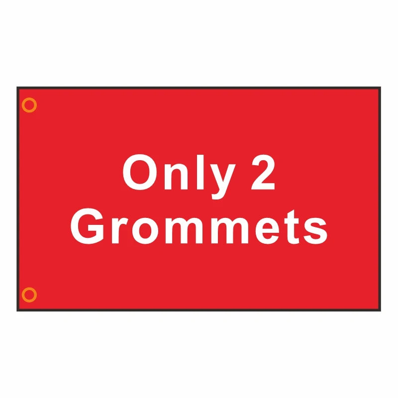 Digital Print Custom Flag Any Size Company Logo Outdoor Sport Advertising Banner Polyester Sleeve Brass Grommets Decor - only