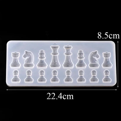 Silicone Mold, Chess Shape Silicone Mold, Resin Mold for Jewelry, Epoxy Resin Mold, Clay Molds for DIY Projects, Flexible Mol
