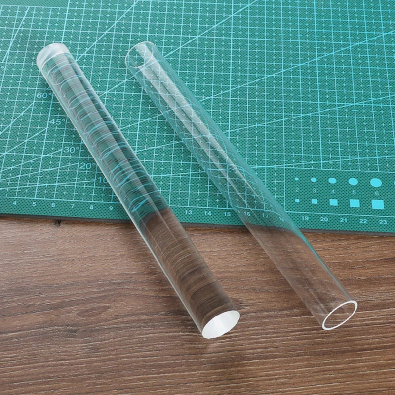 2024 Acrylic Rolling Pin Rod Bar Stick Roller Brayer Polymer Clay Sculpting Pottery Tools DIY Modelling Clay Extruder Craft T