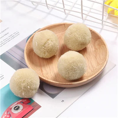 Multi Size Pom Piel 15mm/20mm/25mm/30mm/40mm Soft Pompones Fluffy Plush Crafts DIY Pom Pom Bal Wedding Sewing Party Accessori