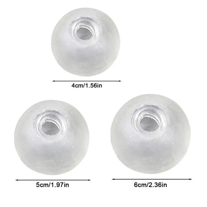 10PCs Sphere Jewelry TRP Casting Molds Tools DIY Empty Ball Skin Handmade Ball Decompression Slow Rebound Toy