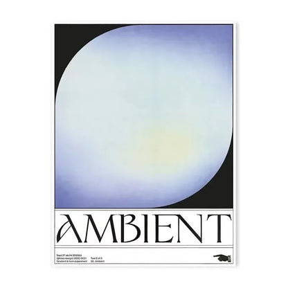 Modern Abstract Open Your Mind Blue Waves Poster Paper Print Home Bedroom Entrance Bar Cafe Art Painting Decoration - ZLH6492