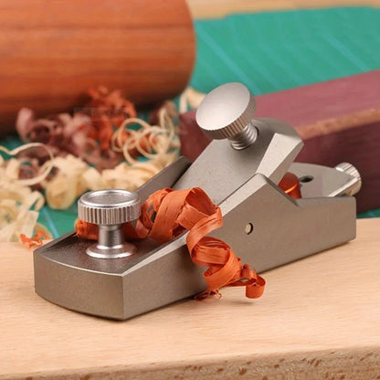 1Pc Woodworking Planer Mini Aluminum Alloy Hand Planer DIY Carpenter Tools European Flat Plane Bottom Edge Wood Trimming Plan