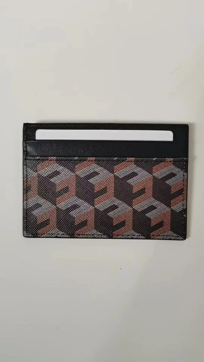 New Trendy 3D Pattern Genuine Leather Card Holder Multi-Functional Small Size for Men And Women Card Protector Coin Purse