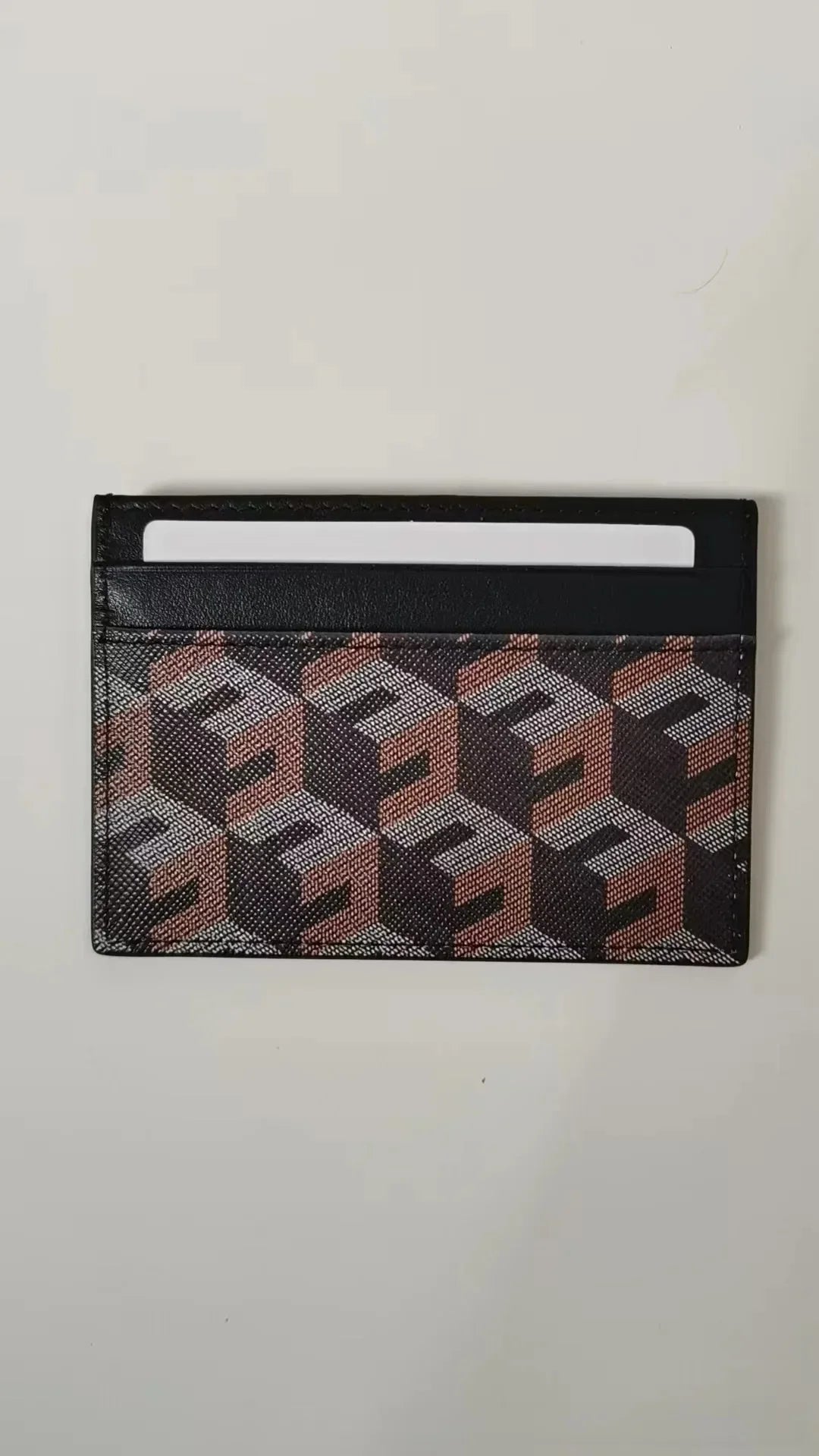 New Trendy 3D Pattern Genuine Leather Card Holder Multi-Functional Small Size for Men And Women Card Protector Coin Purse - 0