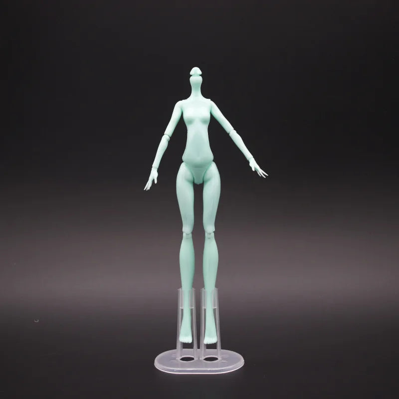 Multi-Joints Movable Doll Body Toy 23cm Doll Toy To Fit Many Heads White Green Brown Purple Monstering High Doll Body Cat hea