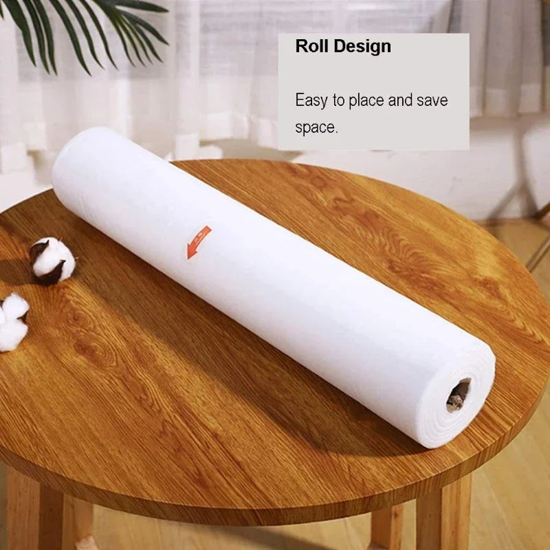 50pcs/roll Disposable Beauty Salon Bed Sheets 50pcs/Roll, Non-Woven Table Cover for Tattoo SPA Eyelash Extension, Paper Roll