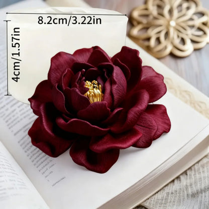 Lotus Flower Silicone Mold，For resin crafting - Suitable for candles、DIYCrafts、Valentine's Day、Mother's Day、Christmas Decorat