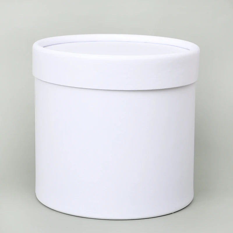 12x12cm Flower Box Round Cardboard Gift Boxes Wedding Party Rose Flower Packaging Decoration Valentine's Day Gifts Wrapping B