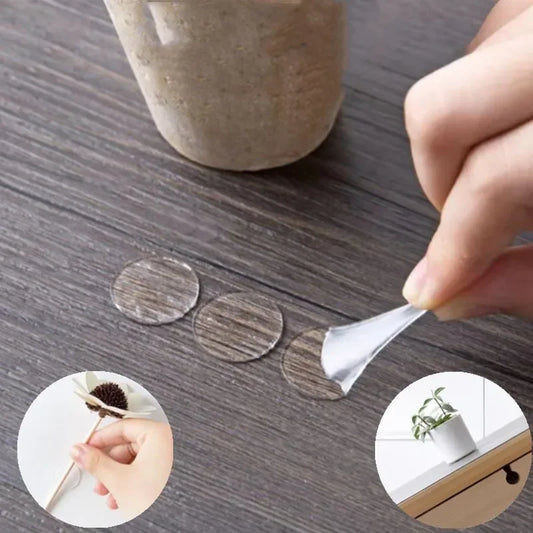 100pcs Round Double Sided Tape Adhesive Dots Fastener Strong Acrylic Sticker for DIY Scrapbooking Craft Production Fixing Pad