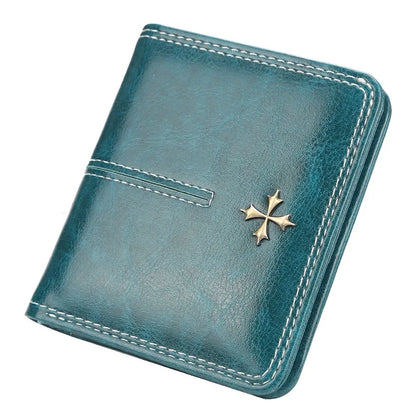 2025 Fashion Slim Women Wallets Mini Card Holder PU Leather Short Desigh High Quality Female Purse Coin Holder Women Wallets 