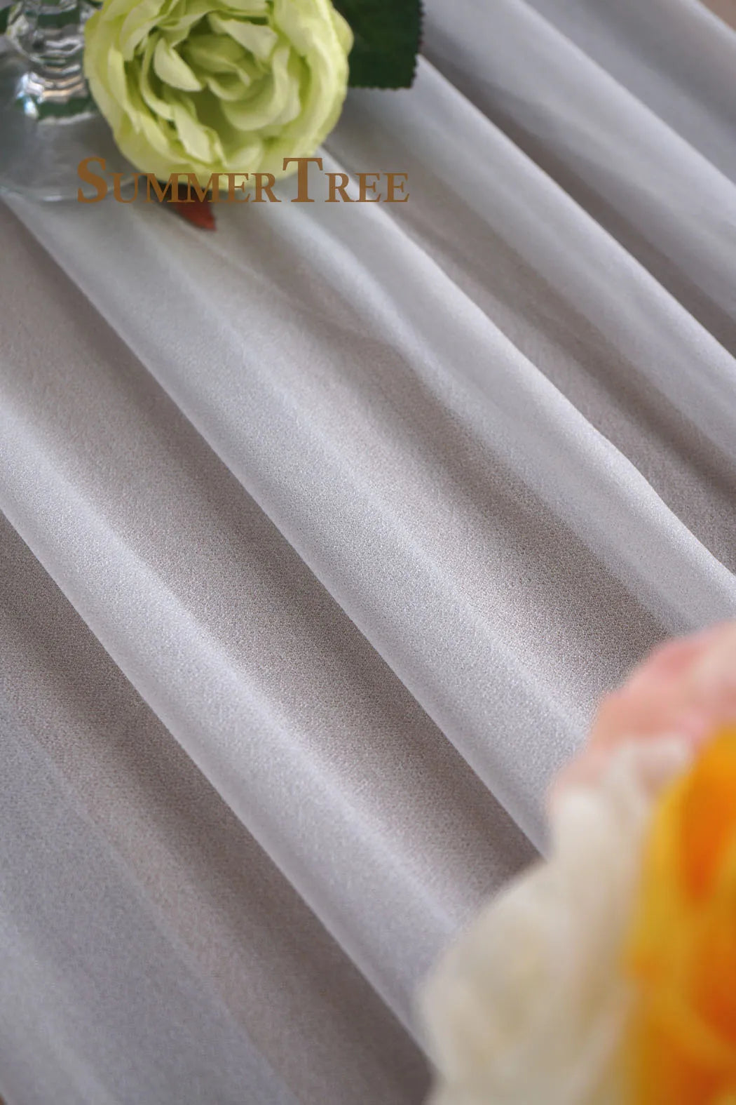10 Meters Wedding Arch Drape Fabric Sheer Chiffon Tulle Curtain Draping Backdrop Party Supplies Home Drapery Ceremony Decorat