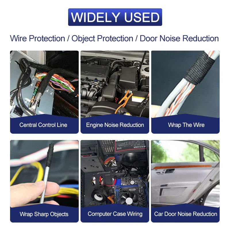Automotive Wiring Harness Adhesive Tape Noise Reduction Heat Resistance Flame Retardant Electrical Protective Cloth Tape
