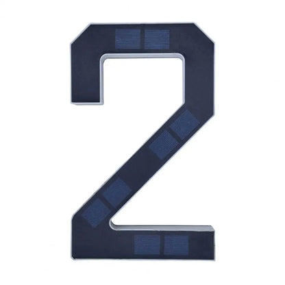 Solar Lighted House Number Outside Light-up LED Address Number Waterproof Modern House Number Light Address Sign Home Decor