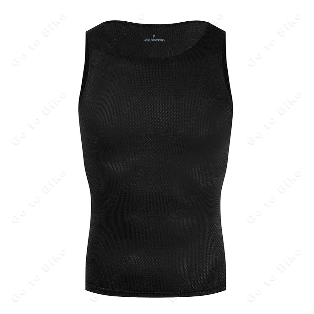 Colorful Cycling Base Layer Cycling Undershirt Quick Dry Underwear Cycling Sleeveless Jersey High Elastici MTB Road Bike Jers