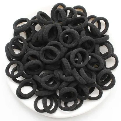 200-1000pcs Women Girls Colorful Nylon Elastic Hair Bands Ponytail Hold Small Hair Tie Rubber Bands Scrunchie Hair Accessorie