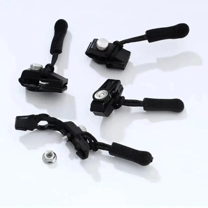 Universal Zipper Repair Kit Quick Instant Detachable Zipper Head Replacement Zipper Slider Pull for Jacket Bags Coat Free Sew