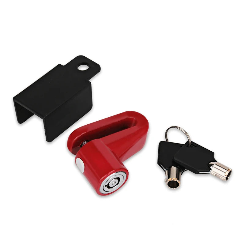 Disc Brakes Lock with Steel Wire Universal Motorcycle Safety Lock Kit with Steel Wire Rope for Scooter Motorcycle Bicycle