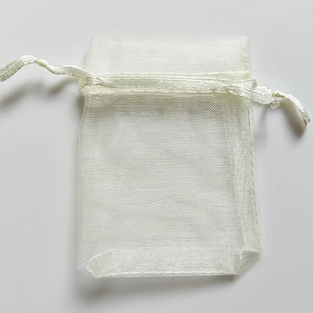 25/50/100pcs Organza Gift Bag Multicolor Drawstring Pouches For Candy Jewelry Bag Packing Wedding Gift Bags Organza Bag - Jon
