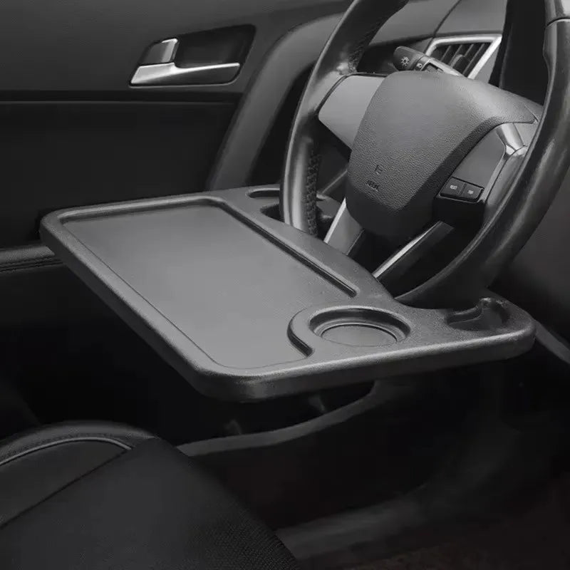 Car Tray Table Computer Desk Mount Stand Eat Work Car Steering Wheel Dining