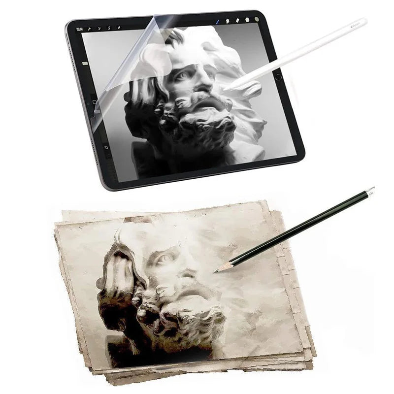Like Paper Screen Protector Film Matte PET Painting Write For iPad 10 2022 9 8 7 Air 5 4 3 Mini 6 5 4 Pro 12.9 11 10.9 10.5 1