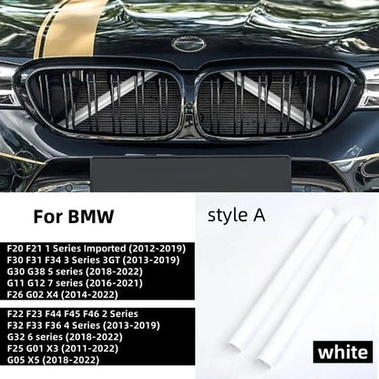 Car Front Grille Trim Strips For BMW E60 F07 F10 F20 F22 F25 F30 F32 F39 F44 F46 F48 G11 G12 G30 G32 G01 G02 G05 G20 1-7Serie