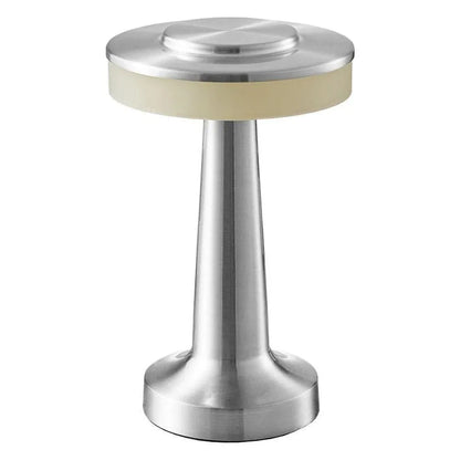 UFO Table Lamp Metal Touch Decor for Bar Coffee Table Restaurant Decoration Light Desk LED Rechargeable Night Lights Bedroom 