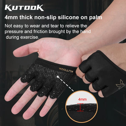 KUTOOK Weight Lifting Gloves for Women Palm Protection Gym Workout Training Fitness Gloves Exercise Gloves for Weight Lifting