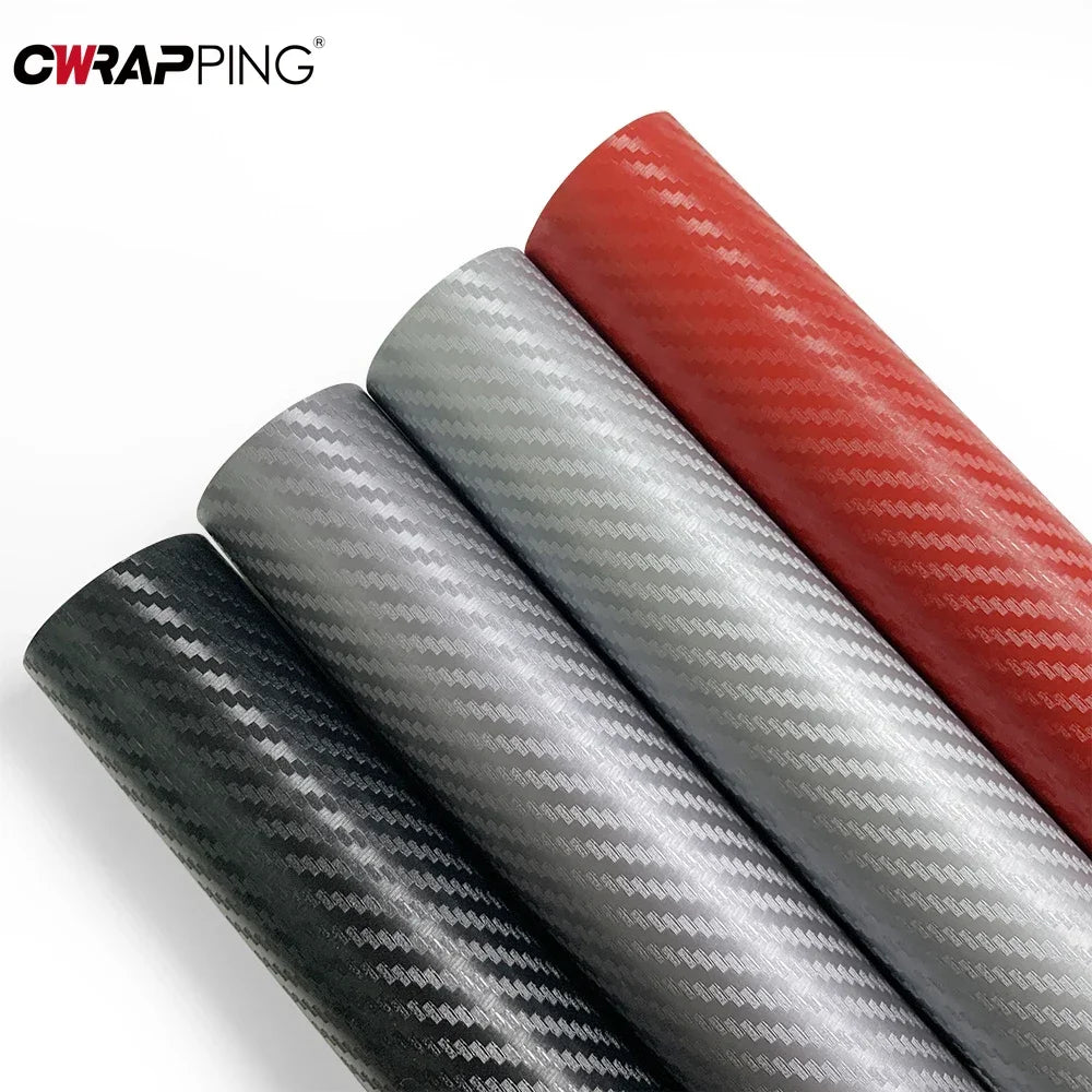 3D127cm Carbon Fiber Vinyl Wrap Car Stickers Motorcycle Protection Auto Styling Stickers Exterior Decor Film for Cars Supplie