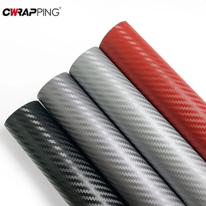 3D127cm Carbon Fiber Vinyl Wrap Car Stickers Motorcycle Protection Auto Styling Stickers Exterior Decor Film for Cars Supplie