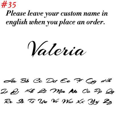 Custom Name Necklace for Women Personalised Cursive Letter Pendant Stainless Steel Jewelry Men Chain Choker Collar Personaliz