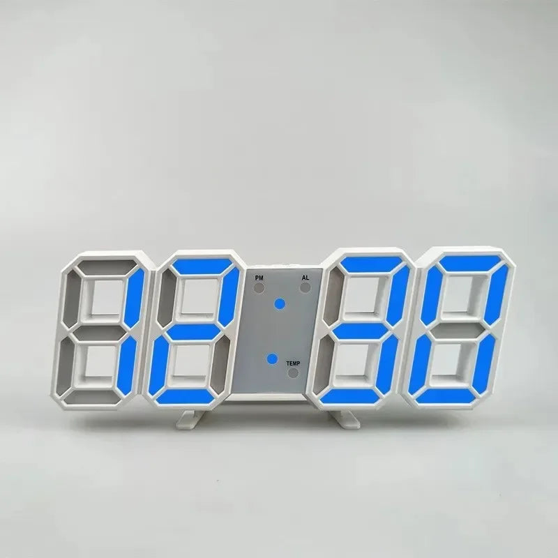 Digital Decoration for Bedroom Desk Watches Led Wall Clock Living Room Alarm Modern Home and Decoration Electronic Table Deco