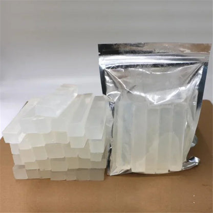 DIY Fashion Bag Clear or White Glycerin Soap Base - Organic Vegan Melt Pour Soap for Handmade Bath Foaming Butter - Transpare