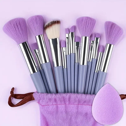 NEW 13PCS Makeup Brush Set Soft Fluffy Eye Shadow Foundation Blush Highlighter Concealer Brush Female Beauty Tool Christmas G