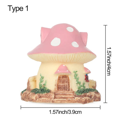 3pcs Table Chairs Miniature Set Mini Fairy Garden Furniture Ornaments Kit for Dollhouse Accessories Home Micro Landscape - 1