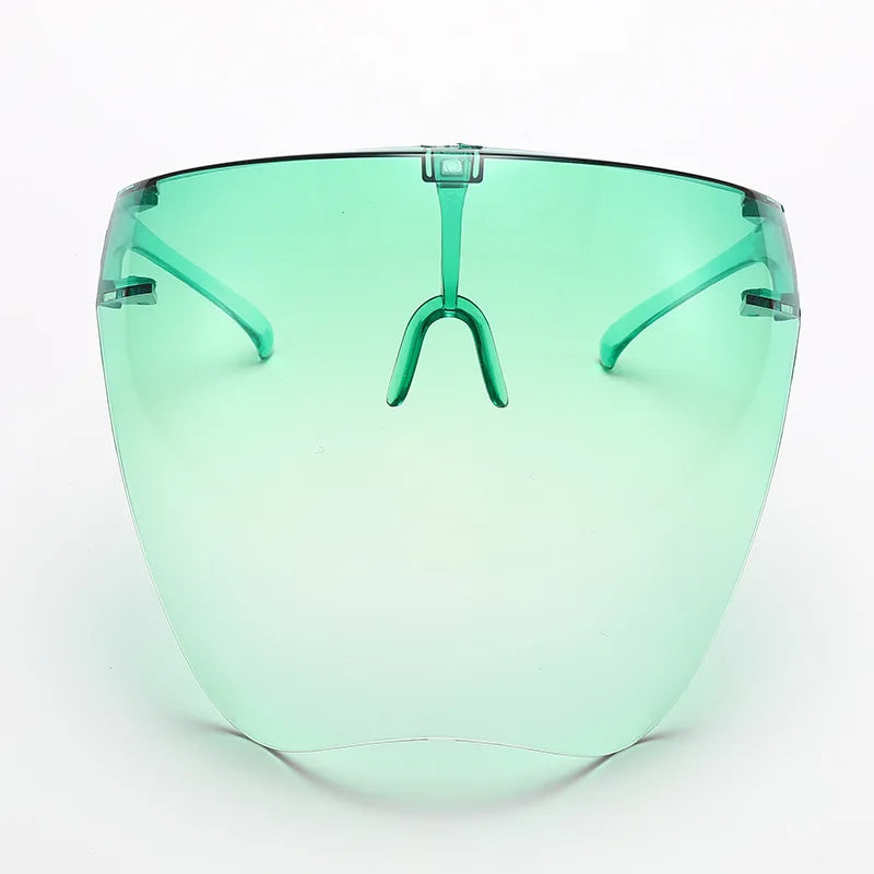 Full Face Sunglasses Mask Women Men Protective Faceshield Glasses Goggles Covered Spherical Lens Anti-Spray Cycling Sunglasse