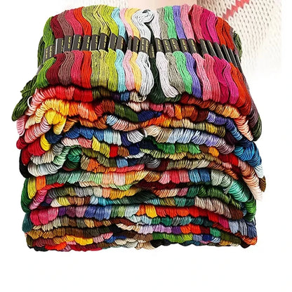 36/100pcs Mix Colors Embroidery Thread Cotton Sewing Skeins Craft Cross Stitch Floss Line DIY Tools Make Bracelets