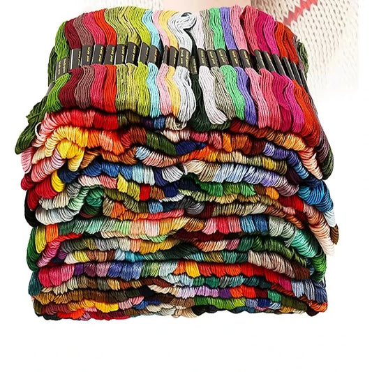 36/100pcs Mix Colors Embroidery Thread Cotton Sewing Skeins Craft Cross Stitch Floss Line DIY Tools Make Bracelets