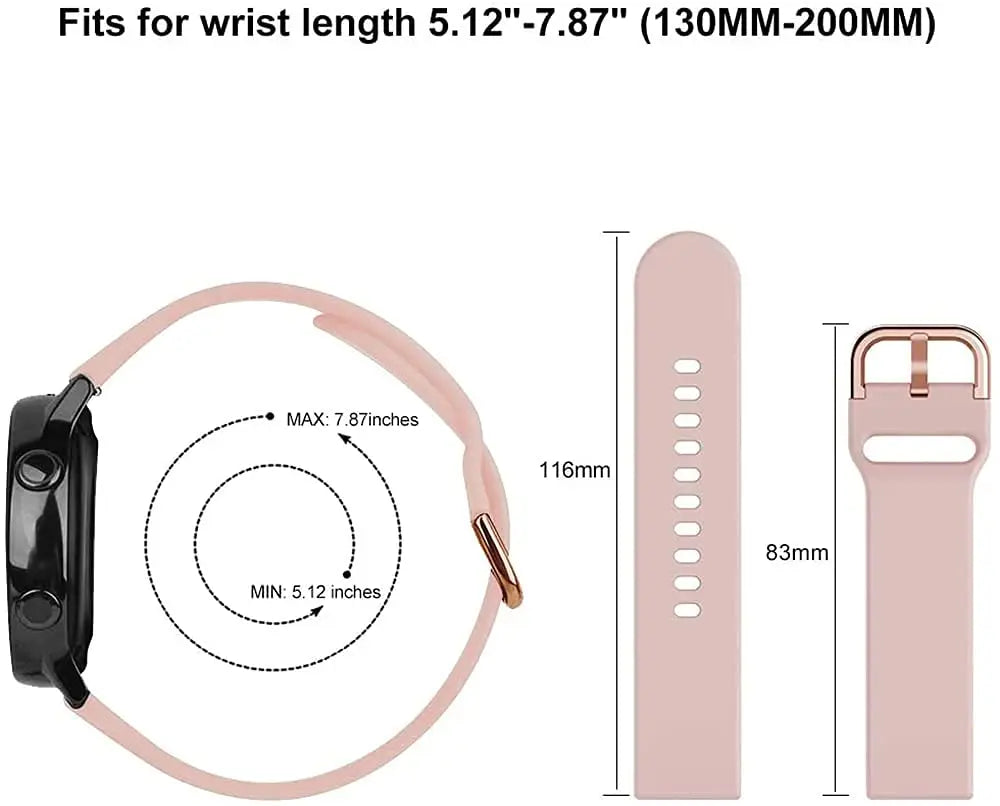 Strap For Amazfit GTS 2/4/3/GTS 2/4 Mini/GTR 4/2/2e 20mm/22mm Watch Silicone Sport Bracelet Amazfit bip 6 5 3/u pro Series ba