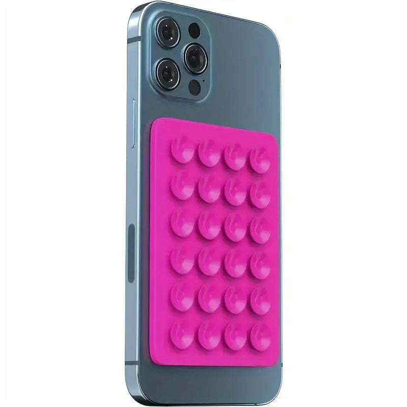 Silicone Suction Phone Holder Mat Multifunctional Suction Cup Wall Stand Square Anti-Slip Single-Sided Case Mount Back Sticke