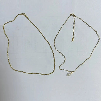 Stainless Steel Creative Steel Ball Chain Necklace - C71