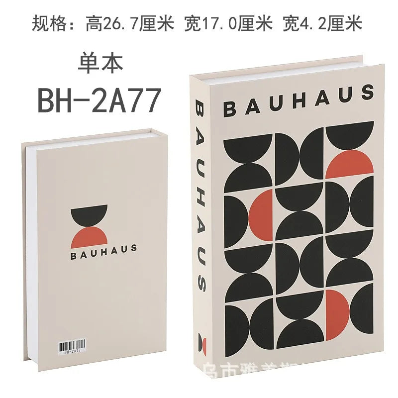 Home Decor Ornaments Living Room Study Soft Prop Book Box Luxury Coffee Table Books Modern Fake Books for Decoration - BH2A77