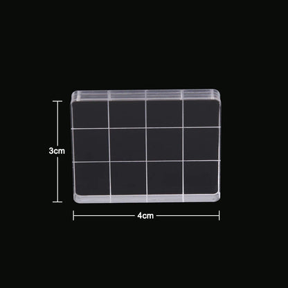 Acrylic Silicone Clear Stamps Block For Scrapbooking DIY Album Cards Decoration Embossing Handle Starter Shape Stamp - 1
