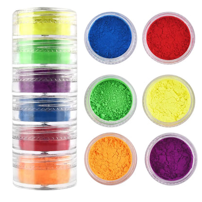 6 Colors/Set Pearl Powder Pigment DIY Epoxy Resin Mold Colorant Dye Mineral Powder Epoxy Resin Dye Pearl Pigment Glitter Craf