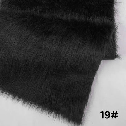 Fur Imitate Fabric 30x50cm Polyester Fiber Medium Thickness Woven Technics 2.5cm Long Fur Fabric Cosplay Fursuit Fur Material