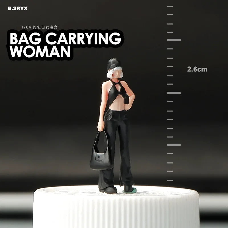 Resin Diorama 1:64 Scale Miniature Figures Garage Scenes Minifigures Model Kit DIY Craft Toys Anime Figure Collectib - CC