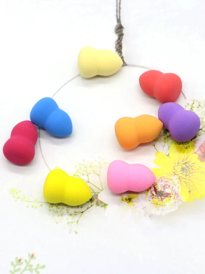 OGEYERO6pcs Mini Makeup Sponge Puff Beauty Egg Sponge for Makeup Concealer Foundation Face Cosmetic Puff Kit Make Up Blender 