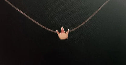 Fashion Shiny Crystal Necklace Zircon Pendant Transparent Fishing Line Invisible Ladies Necklace Jewelry Clavicle Chain Chock