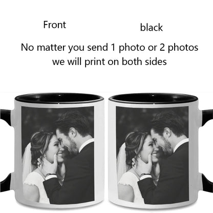 Personalized Photo Mug, Customize Family, Kids,Lovers,Logo, Text, Dog, Cat ,photos Mugs, Tea Milk Cup, Mother's Day Gift