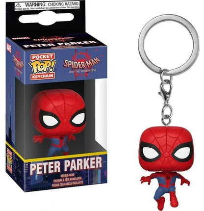 FUNKO Captain America Inro Man Deadpool Spider Man Thanos Thor Keychain Toys Vinyl Doll Collectible Toy Figures Best Kid Gift